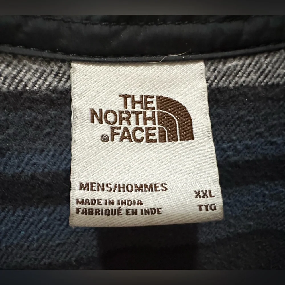 THE NORTH FACE Men's Flannel Shirt size XXL gray